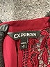 Express 100% Polyester Burgundy Sleeveless Blouse Size M - photo 7