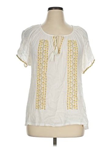 Lucky Brand Short Sleeve Blouse (view 1)