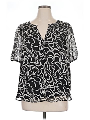Ann Taylor LOFT Short Sleeve Blouse (view 1)
