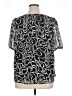 Ann Taylor LOFT Black Short Sleeve Blouse Size XL - photo 2