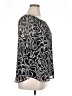 Ann Taylor LOFT Black Short Sleeve Blouse Size XL - photo 4
