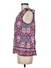 Talbots 100% Cotton Purple Sleeveless Blouse Size M - photo 5
