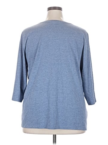 St. John's Bay 3/4 Sleeve Top (view 2)