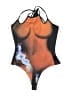 Fashion Nova Orange Bodysuit Size 2X - photo 1