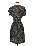 Nine West Animal Print Black Cocktail Dress Size S - photo 2