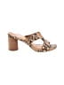 DV by Dolce Vita Animal Print Tan Sandals Size 8 - photo 1