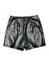 Zara 100% Polyurethane Metallic Silver Skort Size M - photo 2