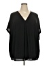 MICHAEL Michael Kors Black Short Sleeve Blouse Size 3X - photo 1