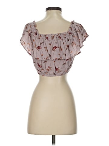 American Eagle Outfitters Short Sleeve Blouse (view 2)