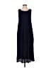 Max Studio 100% Rayon Solid Blue Casual Dress Size S - photo 1