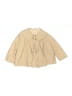 Chloé Gold Tan Button Top Cape Jacket  Size 10 - photo 1