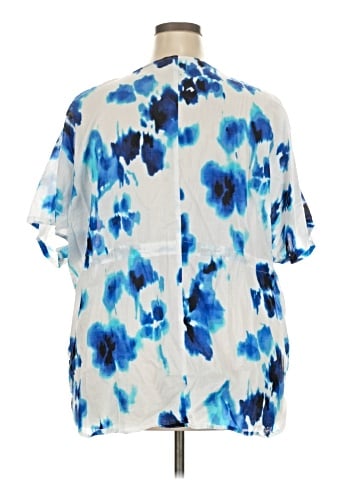 MICHAEL Michael Kors Short Sleeve Blouse (view 2)