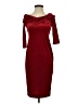 Zara Basic Burgundy Cocktail Dress Size S - photo 1