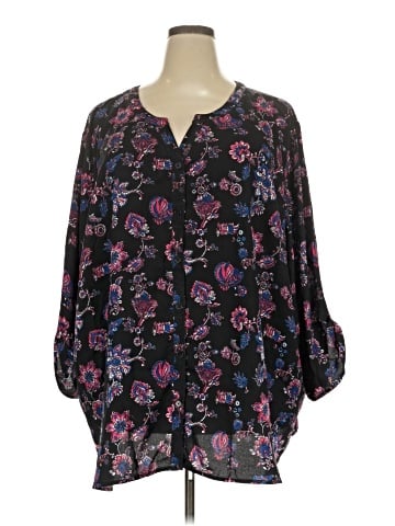 Catherines 3/4 Sleeve Blouse (view 1)