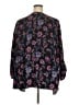 Catherines 100% Polyester Black 3/4 Sleeve Blouse Size 5X - photo 2