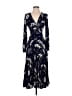 Massimo Dutti 100% Polyester Blue Casual Dress Size 2 - photo 1