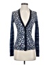 Tory Burch 100% Wool Blue Wool Cardigan Size S - photo 1