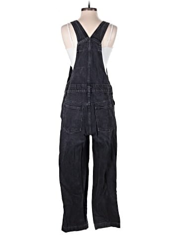 Madewell Straight-Leg Overalls in Lunar Wash (view 2)