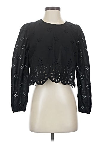 American Eagle Outfitters Long Sleeve Blouse (view 1)
