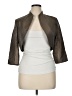 R&M Richards Metallic Brown Silver Jacket Size 14 - photo 1
