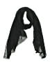 Lulla by Bindya 100% Polyester Black Scarf One size - photo 1