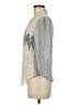 Tiny Gray 3/4 Sleeve Blouse Size M - photo 5