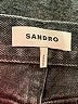 Sandro Chevron-herringbone Gray Jeans Size 36 waist - photo 7