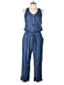 Cupshe Solid Blue Jumpsuit Size L - photo 1