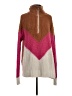Show Me Your Mumu Color Block Pink Pullover Sweater Size S - photo 1