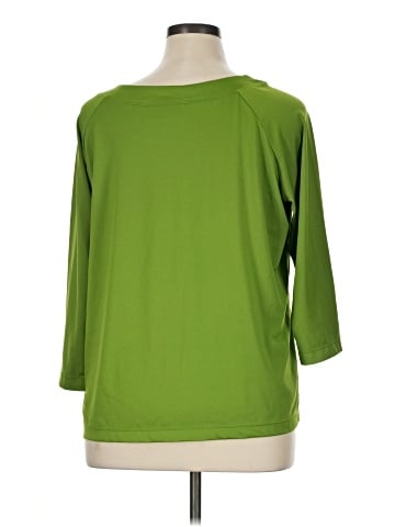 Susan Graver 3/4 Sleeve Top (view 2)