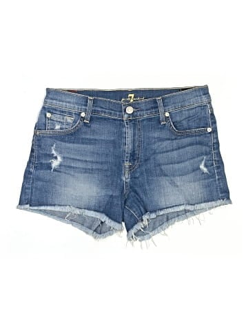 7 For All Mankind Denim Shorts (view 1)