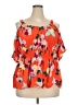 Maurices Orange Short Sleeve Blouse Size 2X - photo 1