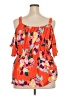 Maurices Orange Short Sleeve Blouse Size 2X - photo 2