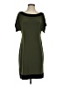 Max and Cleo Solid Green Casual Dress Size S - photo 1