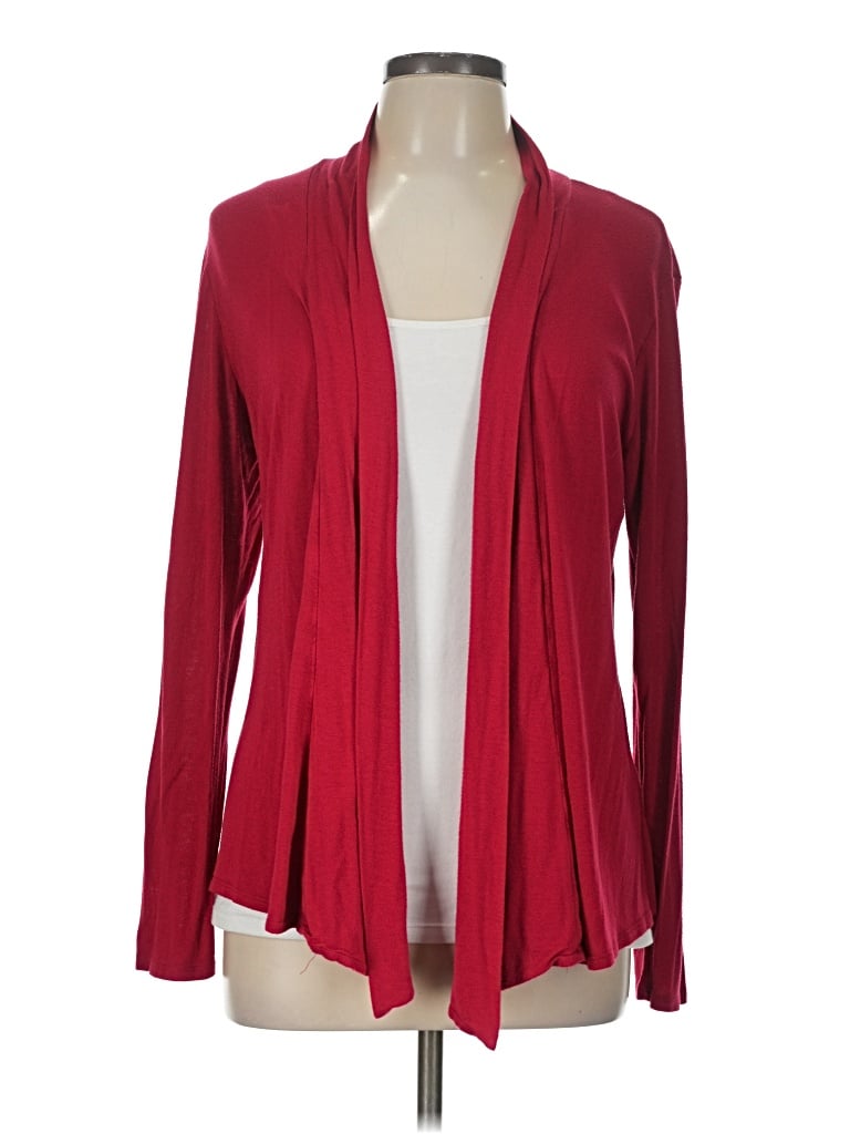 Pre-owned Liv Cardigan Sweater In Red
