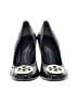 Tory Burch 100% Leather Black Wedges Size 10 - photo 2