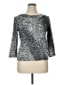 Rafaella 100% Cotton Silver 3/4 Sleeve T-Shirt Size XL - photo 1