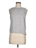 Reebok Solid Gray Silver Sleeveless T-Shirt Size M - photo 1