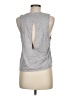 Reebok Solid Gray Silver Sleeveless T-Shirt Size M - photo 2