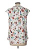 Daniel Rainn Floral Ivory Sleeveless Blouse Size L - photo 2