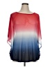 Lane Bryant Red 3/4 Sleeve Blouse Size 14 - 16 Plus - photo 1