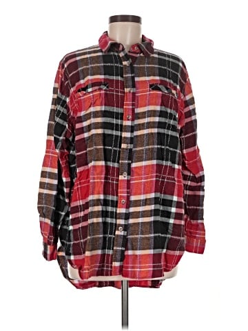 BDG Long Sleeve Button-Down Shirt (view 1)