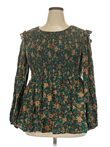 Torrid Long Sleeve Blouse (view 1)