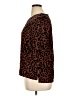 InWear 100% Polyester Animal Print Brown Short Sleeve T-Shirt Size 14 - photo 5