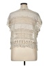 Democracy 100% Cotton Ivory Short Sleeve Blouse Size 1X - photo 2