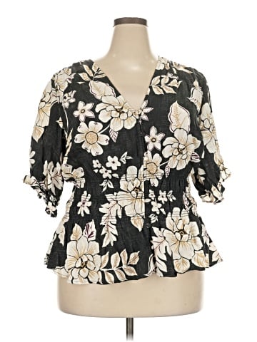Torrid Short Sleeve Blouse (view 1)