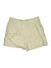 NA-KD 100% Linen Solid Ivory Khaki Shorts Size EU 44 / US 14 - photo 1