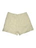 NA-KD 100% Linen Solid Ivory Khaki Shorts Size EU 44 / US 14 - photo 2