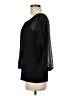 JM Collection 100% Polyester Black Short Sleeve Blouse Size M - photo 5