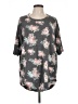 Freeloader Gray Short Sleeve Top Size L - photo 1